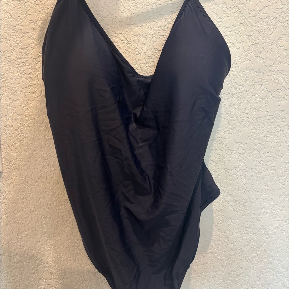 J. Crew Navy One Piece Swimsuit